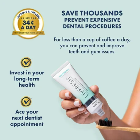 LIVFRESH Gel Toothpaste Wintergreen Foaming
