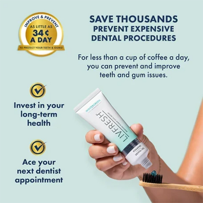 LIVFRESH Gel Toothpaste Wintergreen Foaming